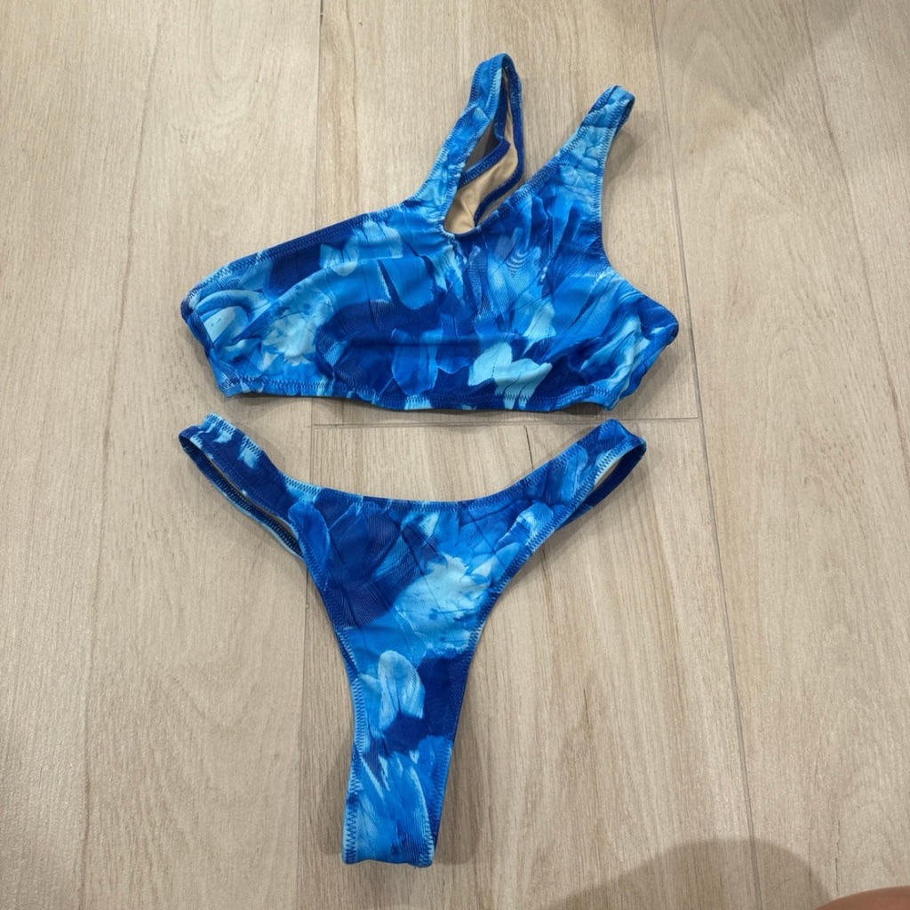 Melissa Simone Blue Bikini